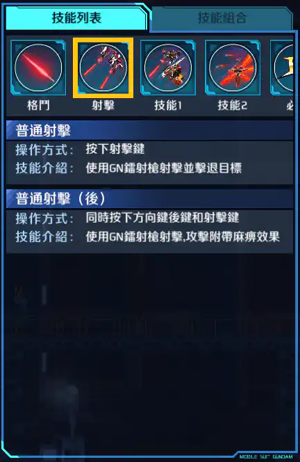 高達斯洛尼三型 射擊