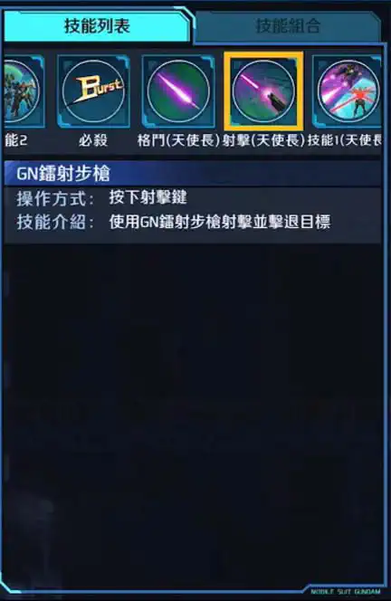 熾天使高達 GNHW/B 射擊 (天使長)