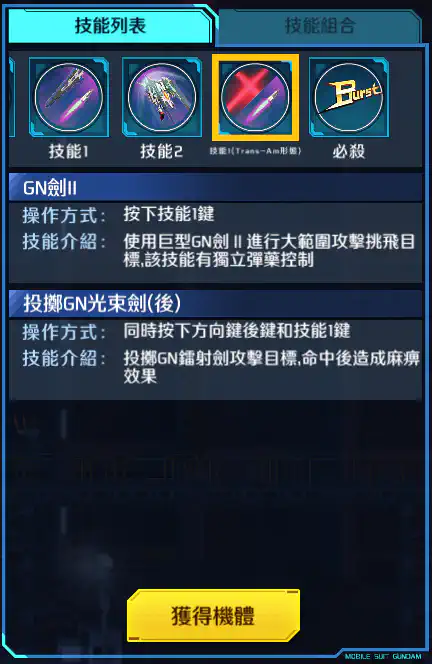 00 XN Raiser 技能2 (Trans-AM形態)