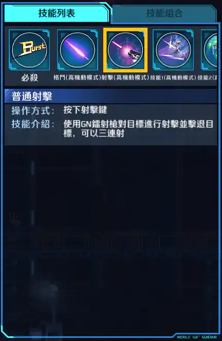 雪崩突進型能天使高達 射擊 (高機動模式)