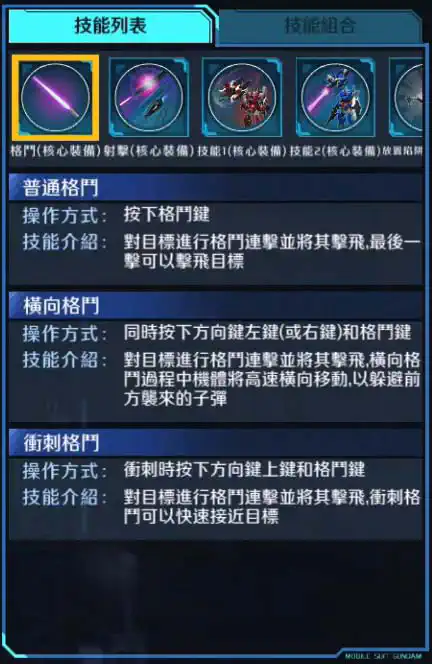 地球叁高達 格鬥 (核心裝備)