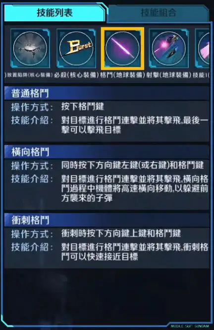 地球叁高達 格鬥 (地球裝備)