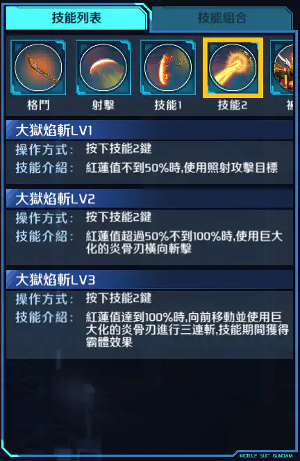 曹操高達(REAL TYPE Ver.) 技能2