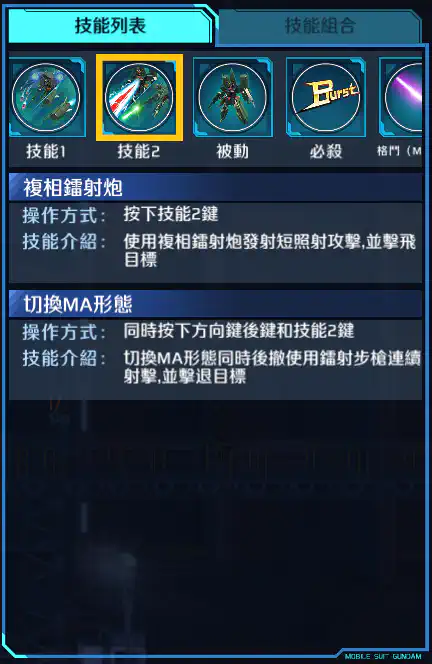 混沌高達 技能2