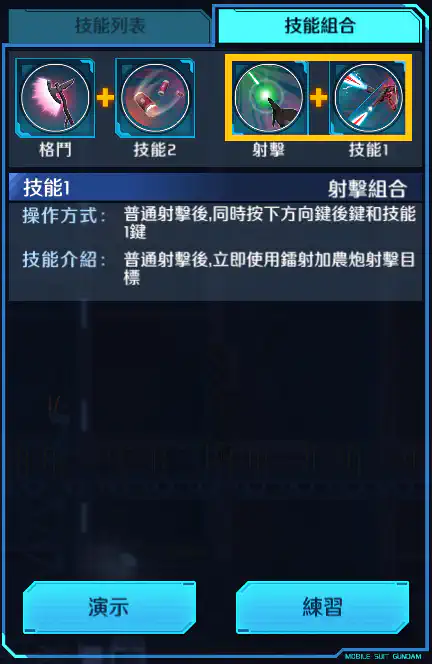 槍擊渣古戰士 射擊組合