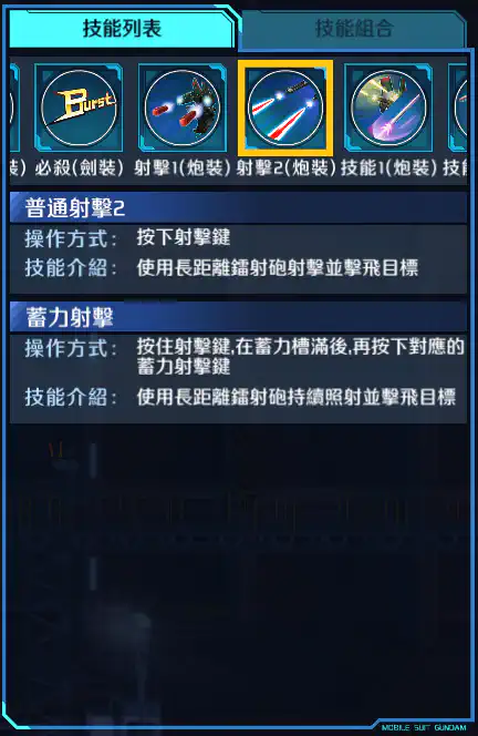 衝擊高達 射擊 (炮裝)