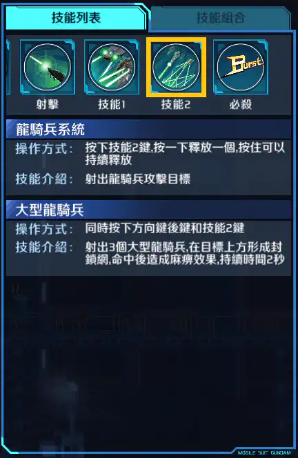 天意高達 技能2