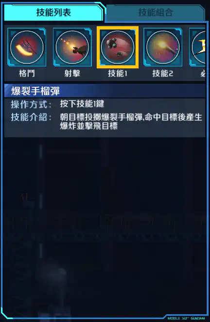 馬沙專用渣古II 技能1