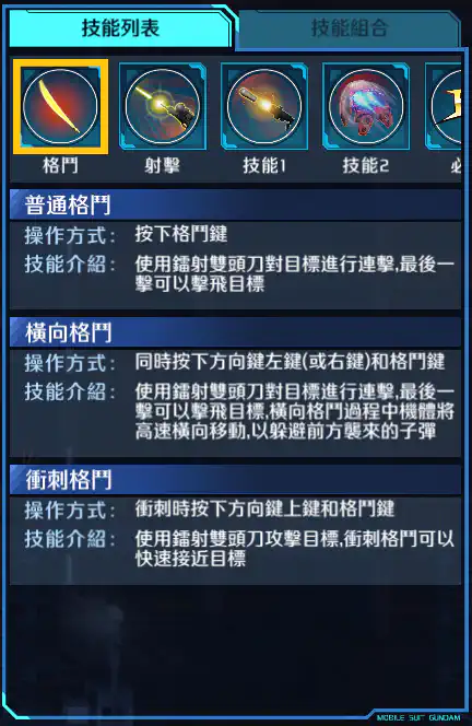 高機動型蓋古克(尊尼‧萊登專用) 格鬥