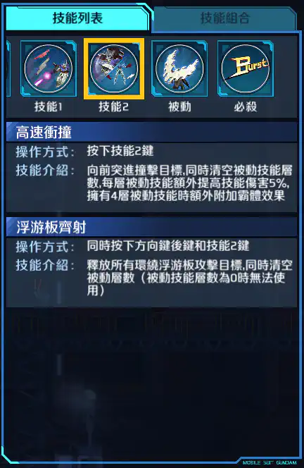 月亮高達 技能2