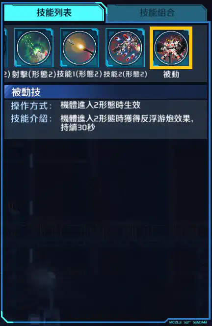 全裝甲獨角獸高達 被動 (形態2)