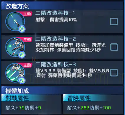 高達F91背部加農砲&雙V.S.B.R裝配型 二階改造